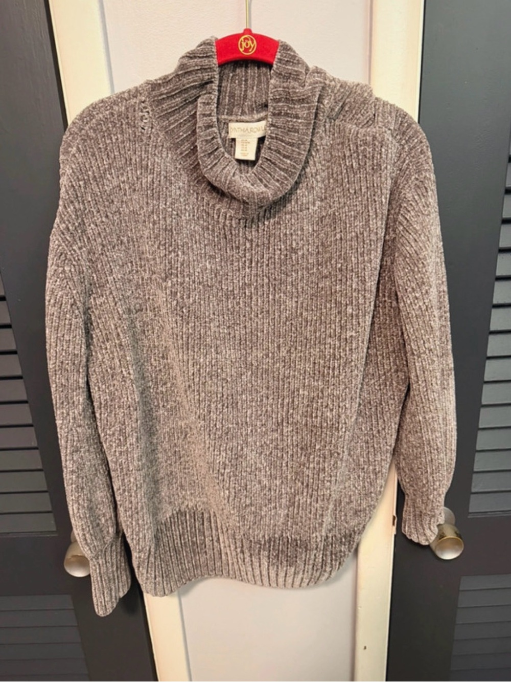 Anthropologie Cozy Gray Turtleneck Sweater